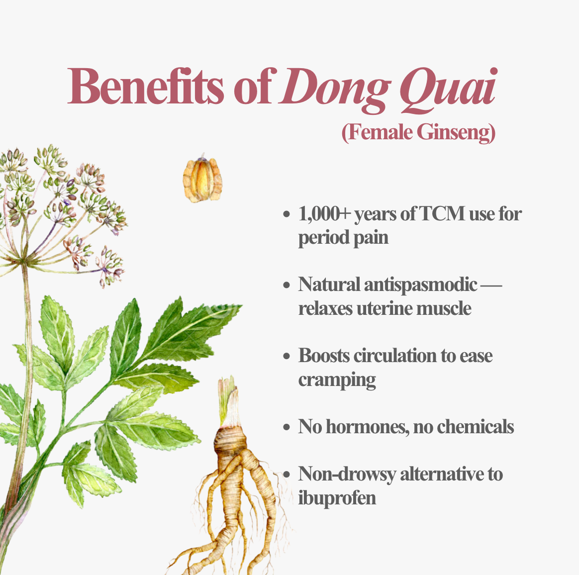 TAO Balm Femmes — Natural Period Pain Relief with Dong Quai